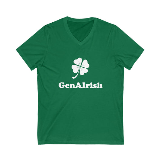 GenAIrish - Short Sleeve V-Neck Tee