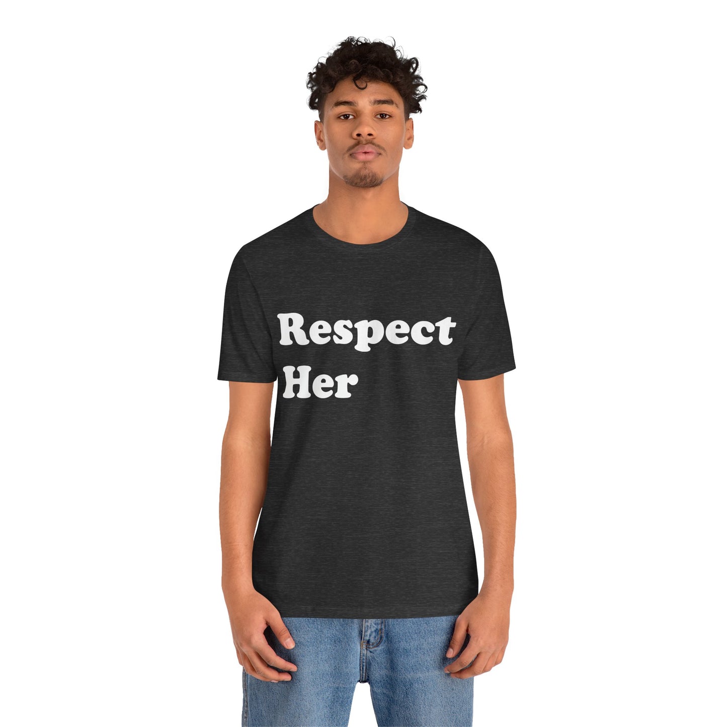 Respect Her - Unisex Soft Heather T-Shirt
