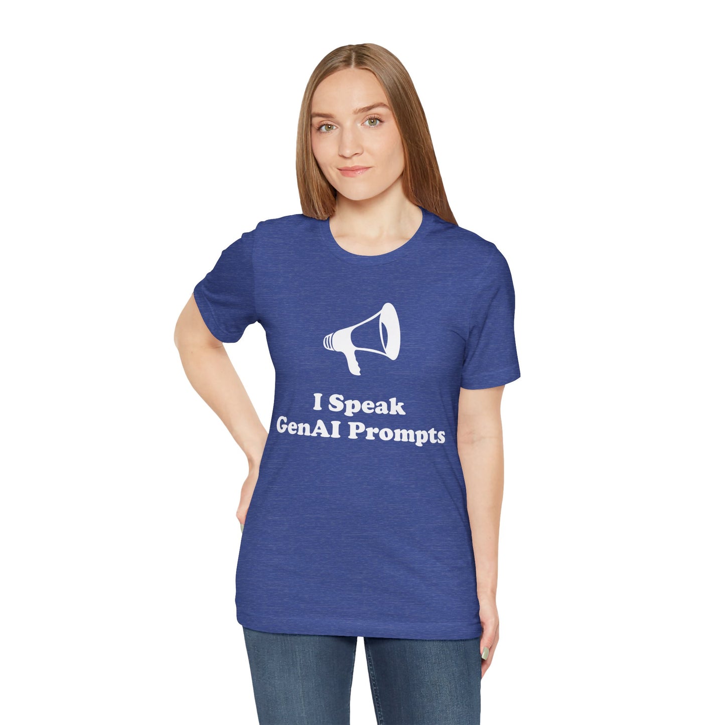I Speak GenAI Prompts - Unisex - Soft Heather T-Shirt