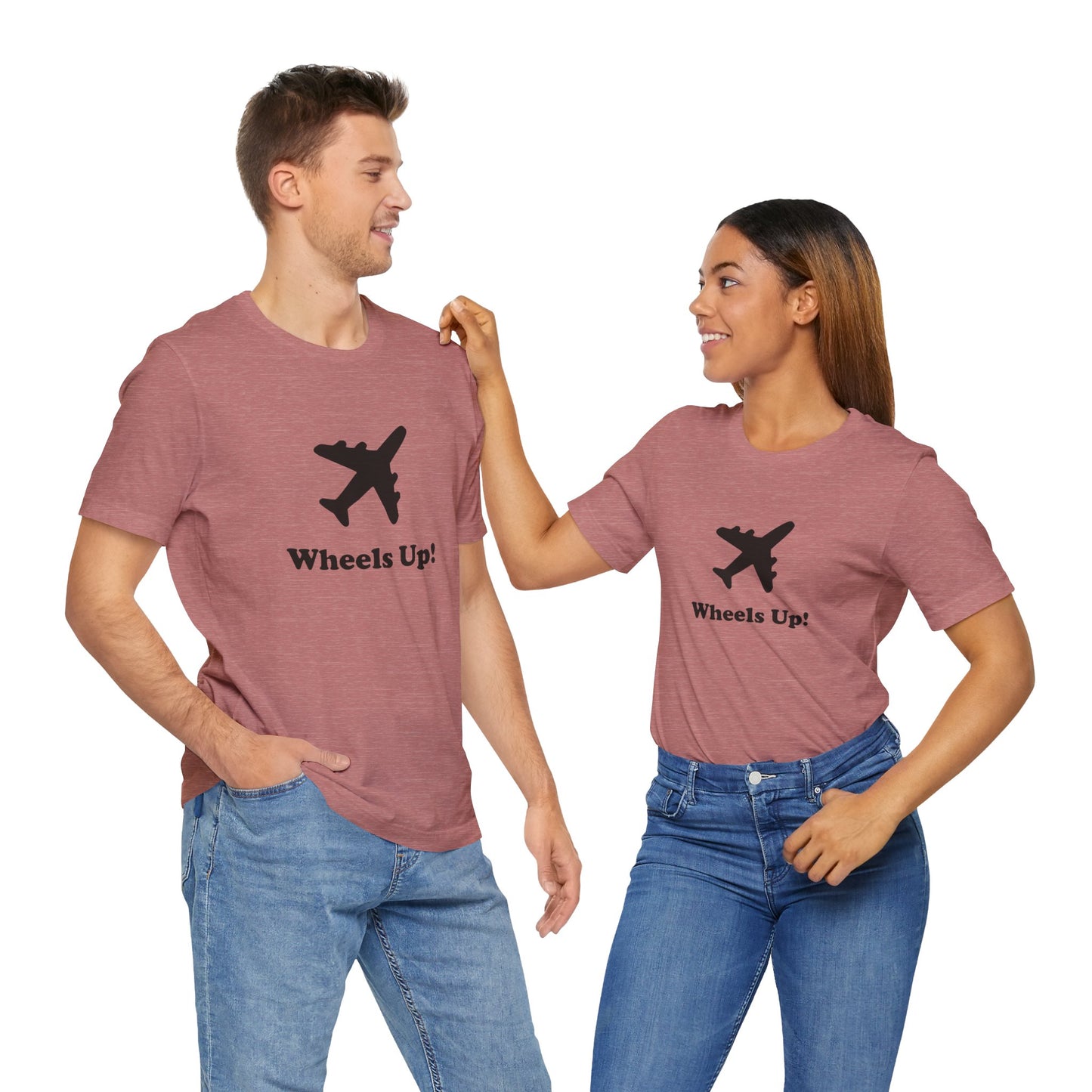 Wheels Up! - Unisex Soft Heather T-Shirt
