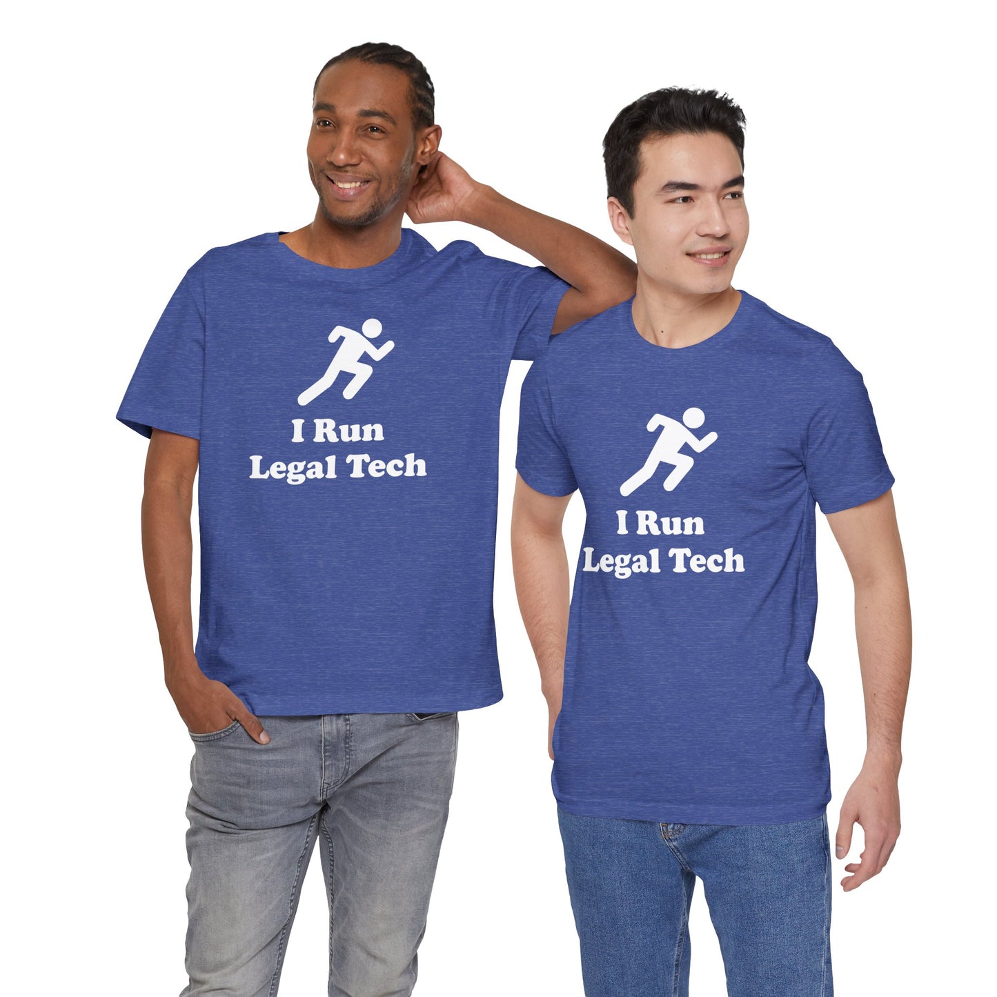 I Run Legal Tech - Unisex Soft Heather T-Shirt