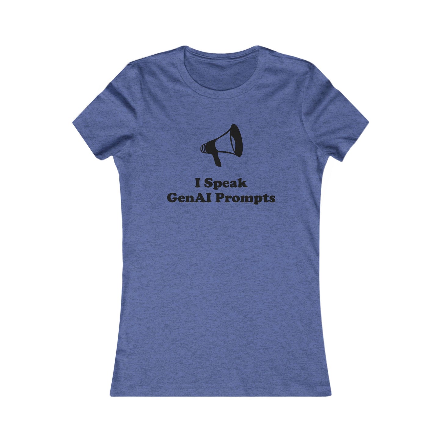 I Speak GenAI Prompts - Women’s - Soft Heather T-Shirt