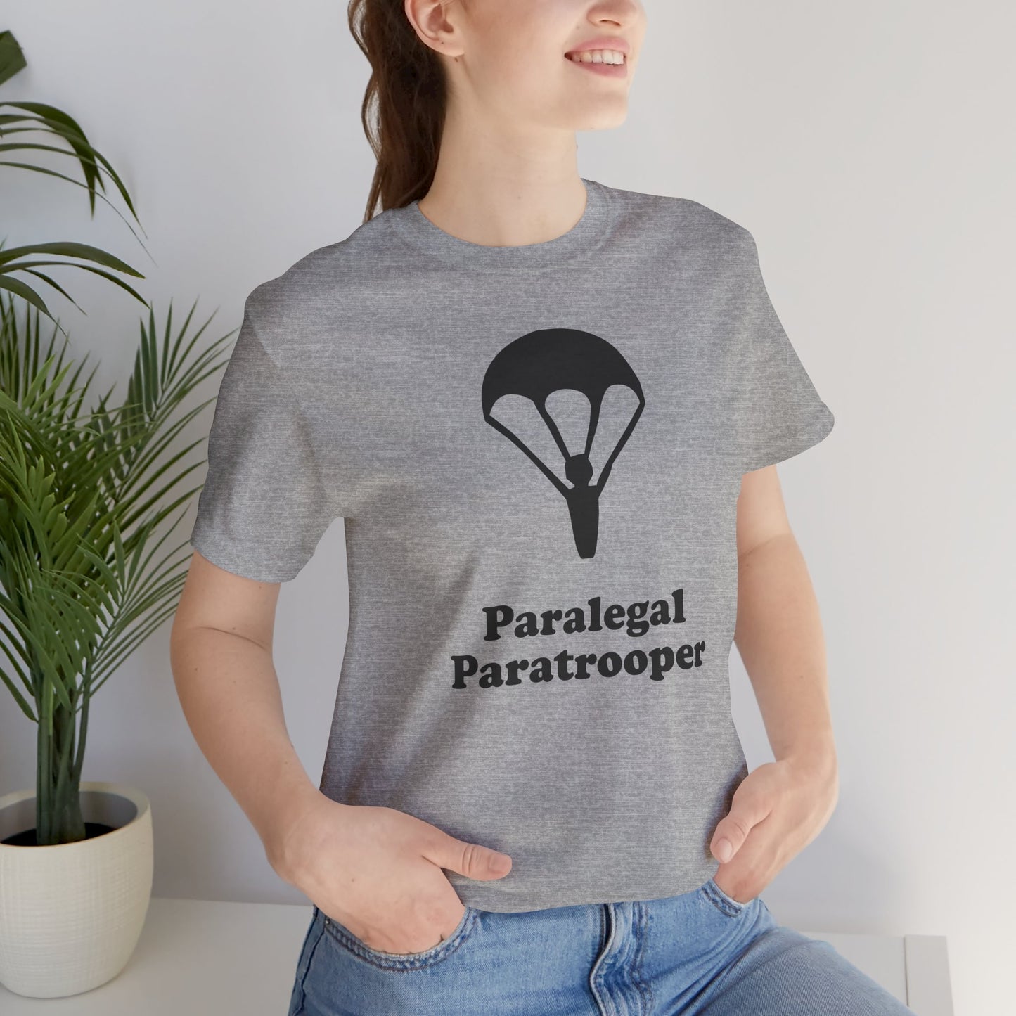 Paralegal Paratrooper - Unisex - Soft Heather T-Shirt