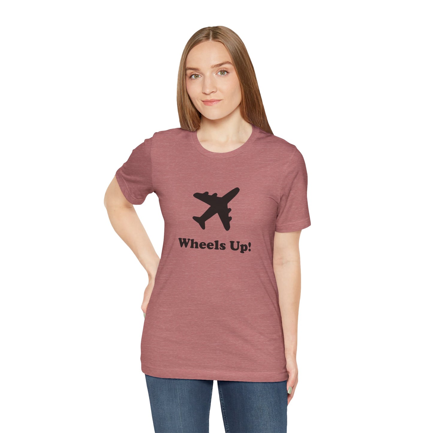 Wheels Up! - Unisex Soft Heather T-Shirt