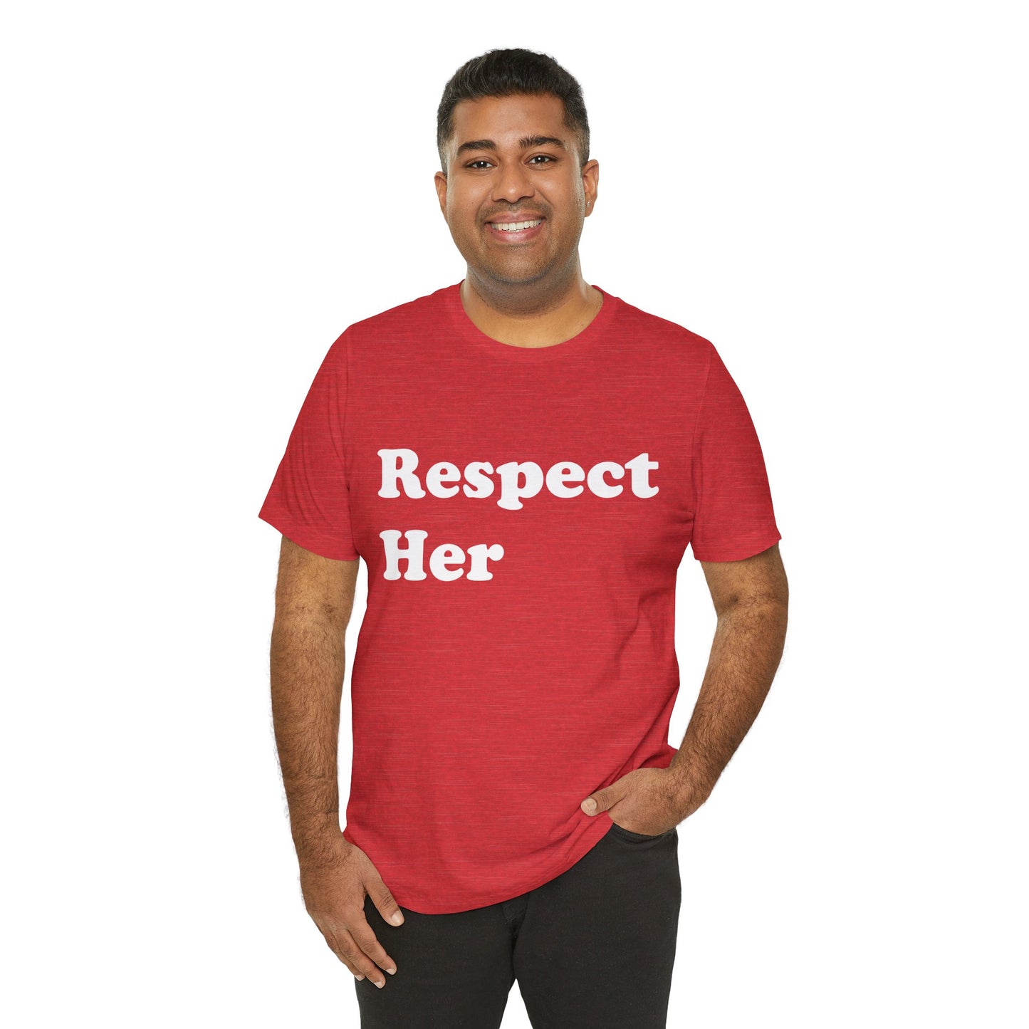 Respect Her - Unisex Soft Heather T-Shirt