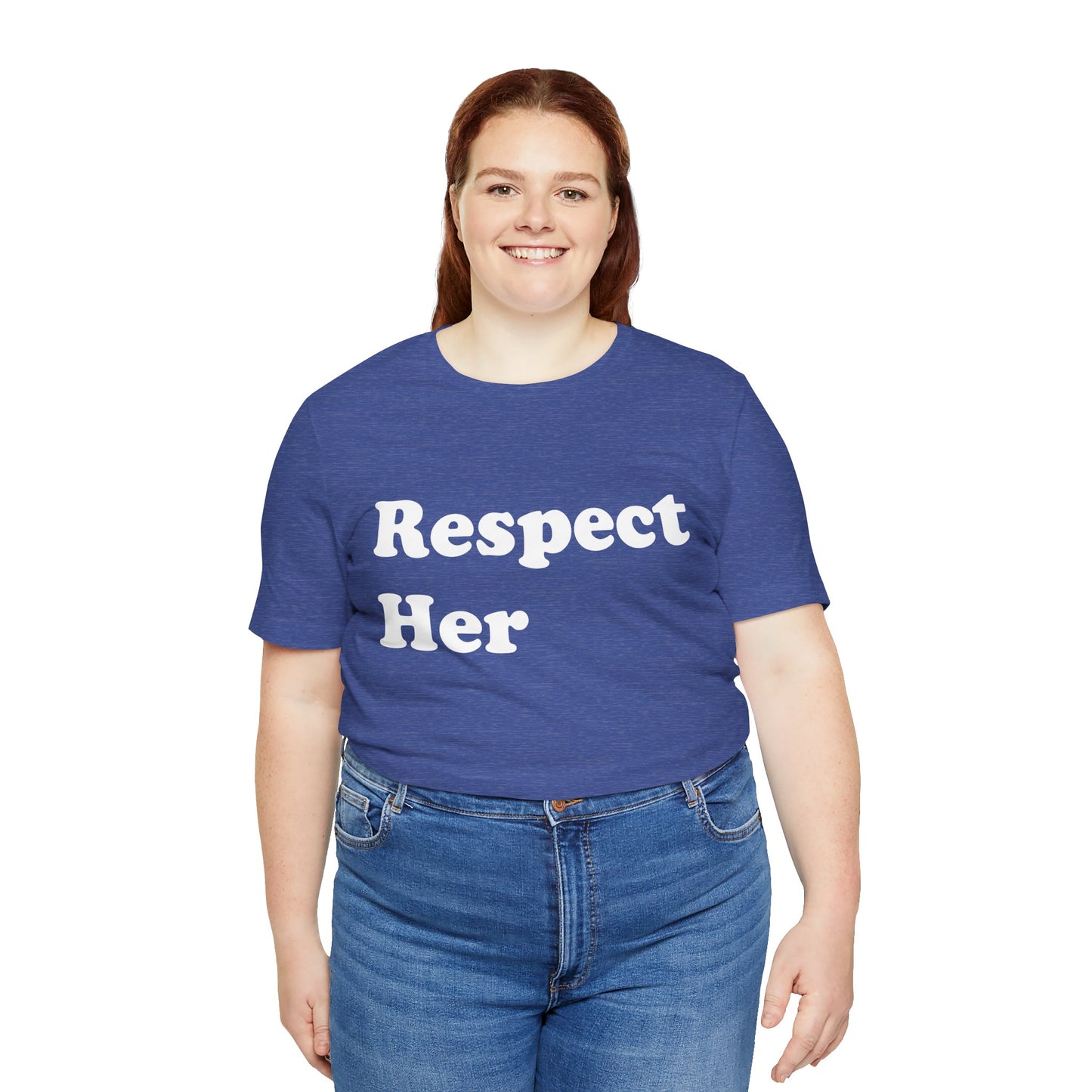 Respect Her - Unisex Soft Heather T-Shirt