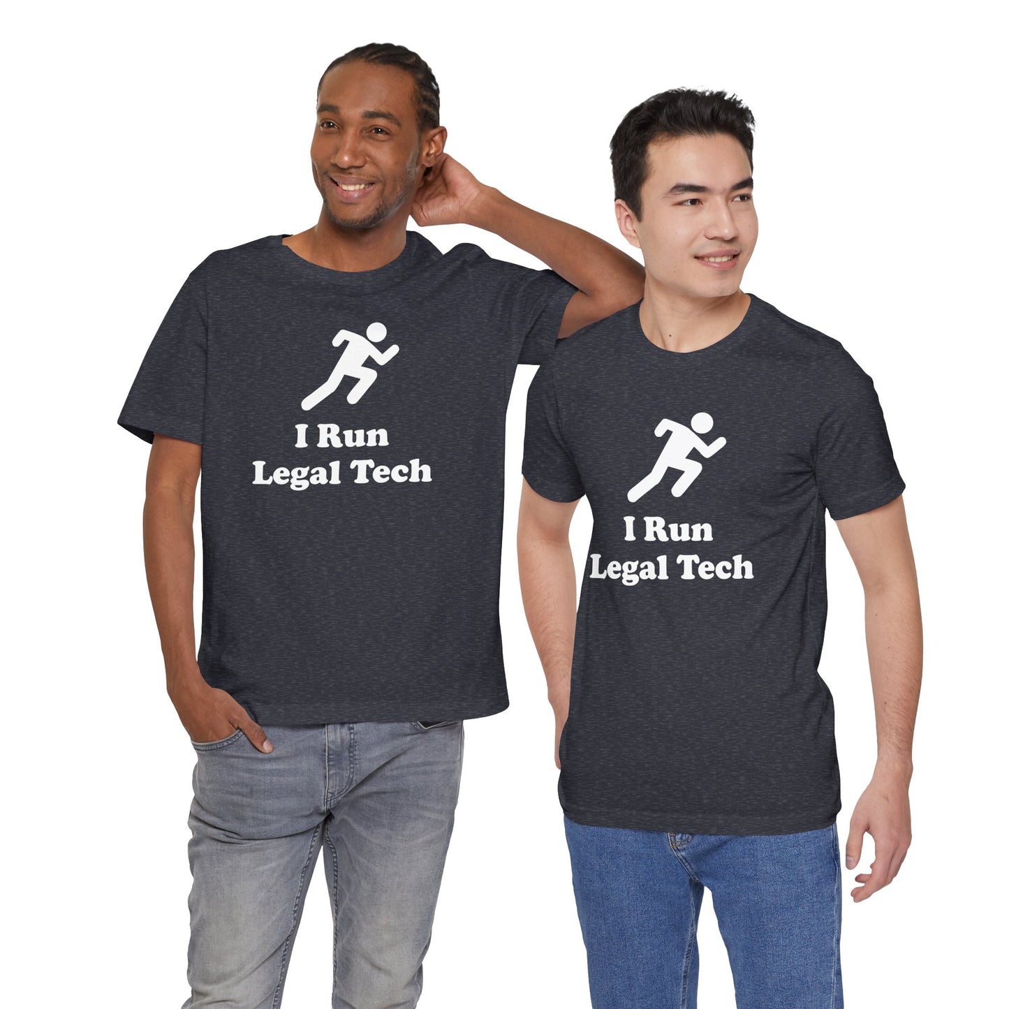 I Run Legal Tech - Unisex Soft Heather T-Shirt