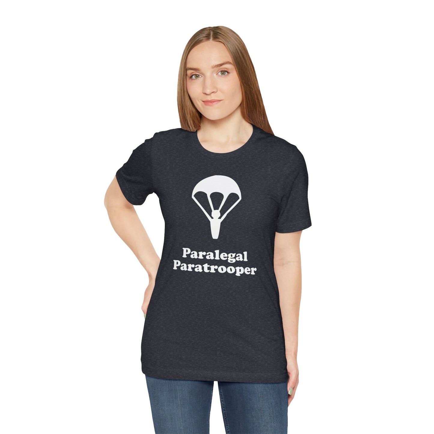 Paralegal Paratrooper - Unisex - Soft Heather T-Shirt