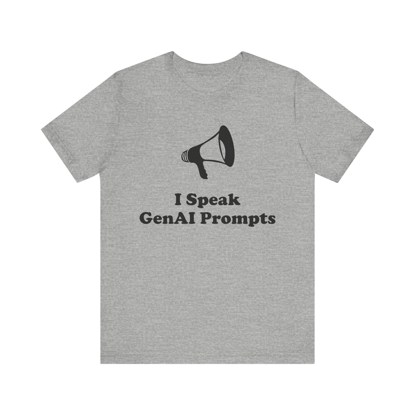 I Speak GenAI Prompts - Unisex - Soft Heather T-Shirt