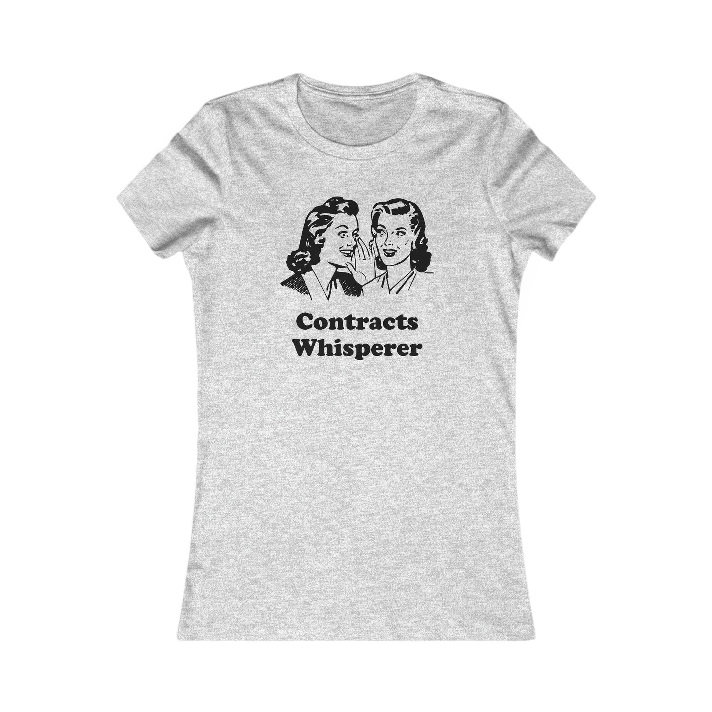 Contracts Whisperer - Women's - Soft Heather T-Shirt