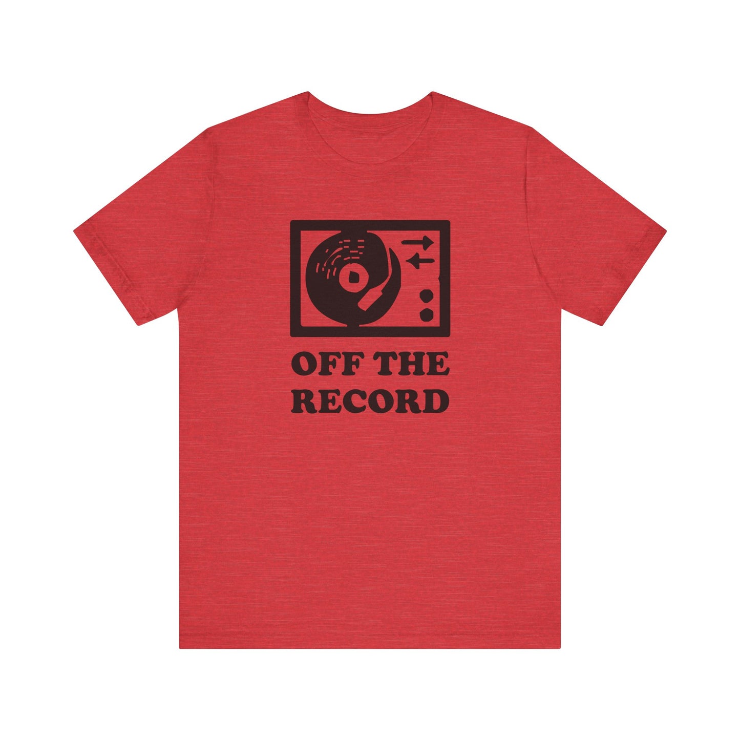 Off The Record - Unisex - Soft Heather T-Shirt