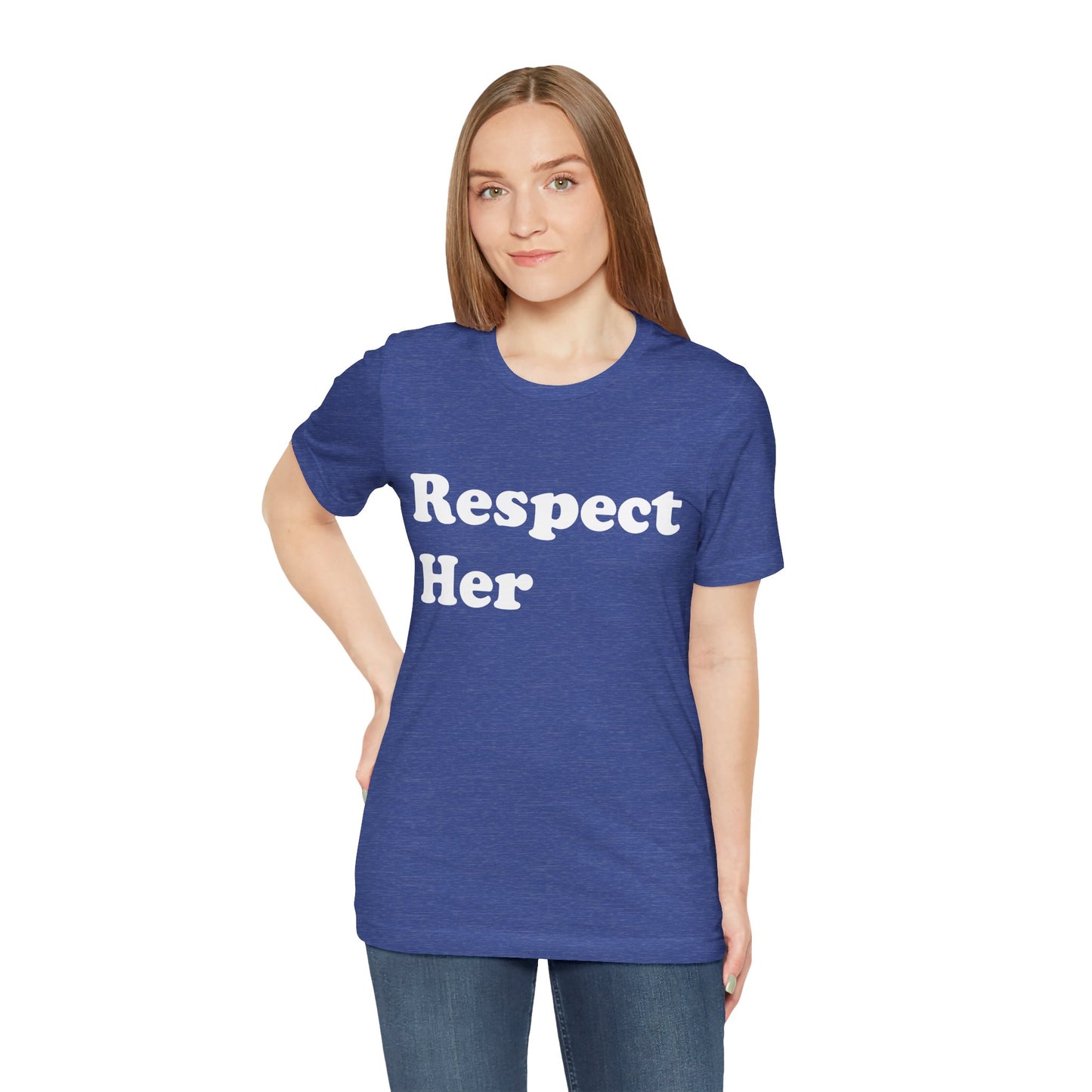 Respect Her - Unisex Soft Heather T-Shirt