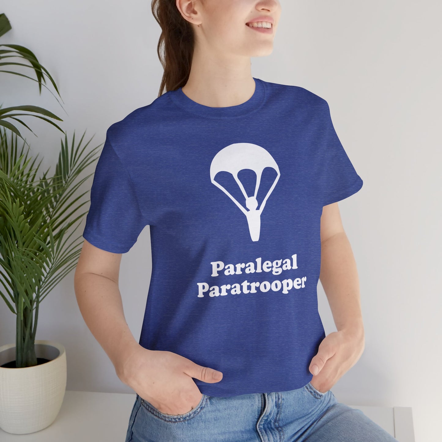 Paralegal Paratrooper - Unisex - Soft Heather T-Shirt