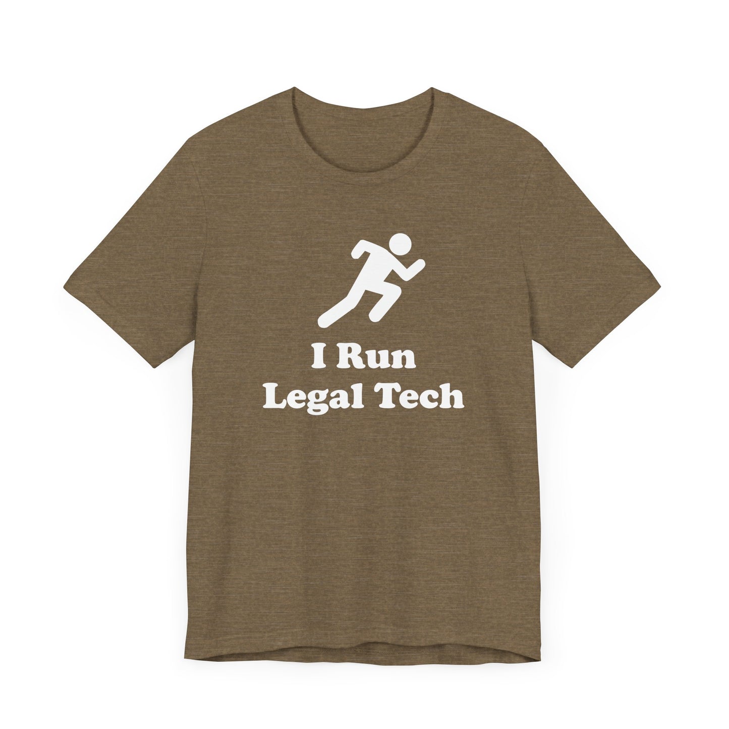 I Run Legal Tech - Unisex Soft Heather T-Shirt