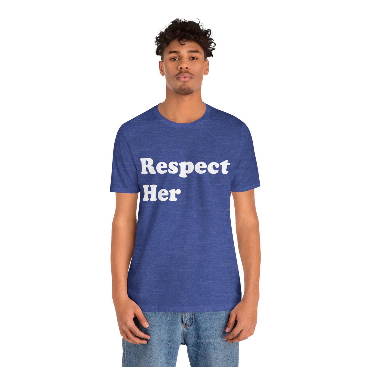 Respect Her - Unisex Soft Heather T-Shirt