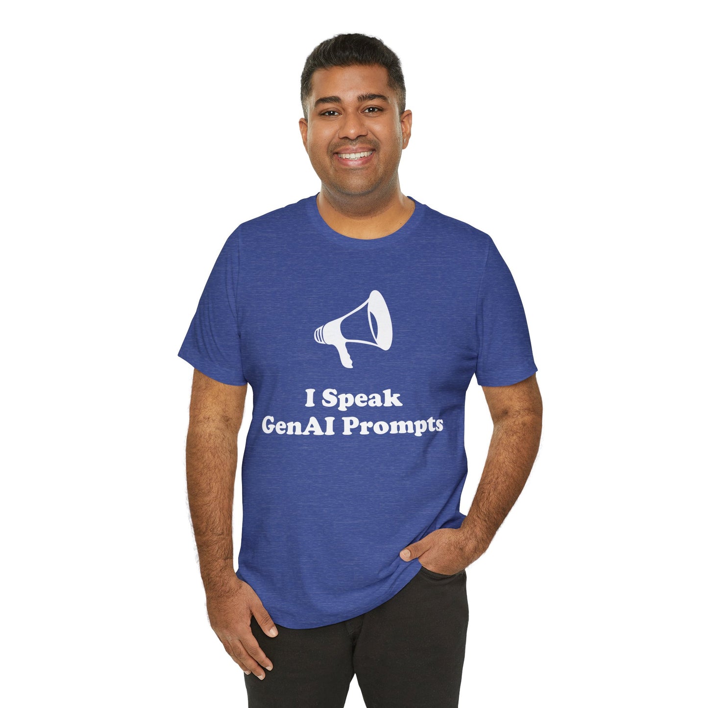 I Speak GenAI Prompts - Unisex - Soft Heather T-Shirt