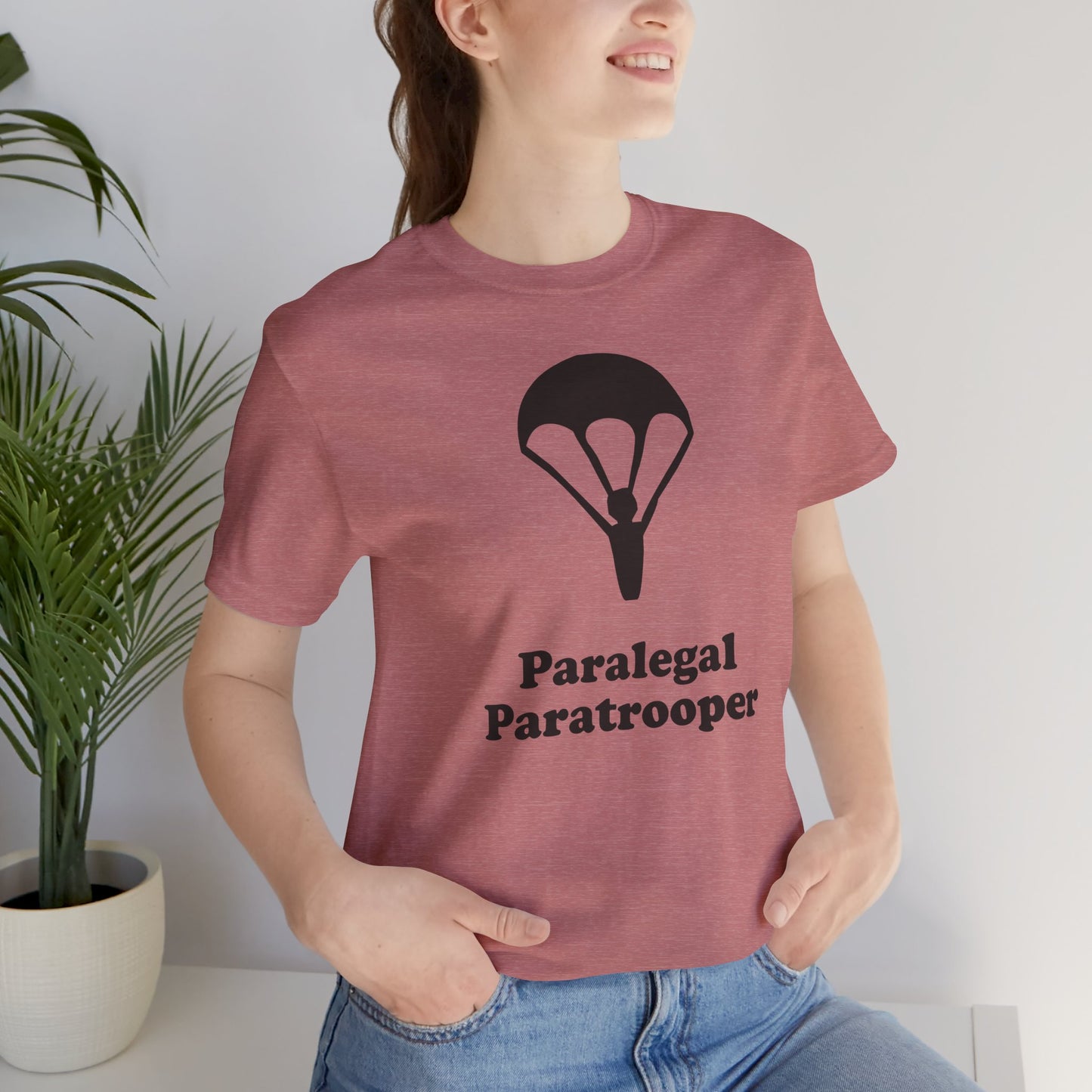 Paralegal Paratrooper - Unisex - Soft Heather T-Shirt
