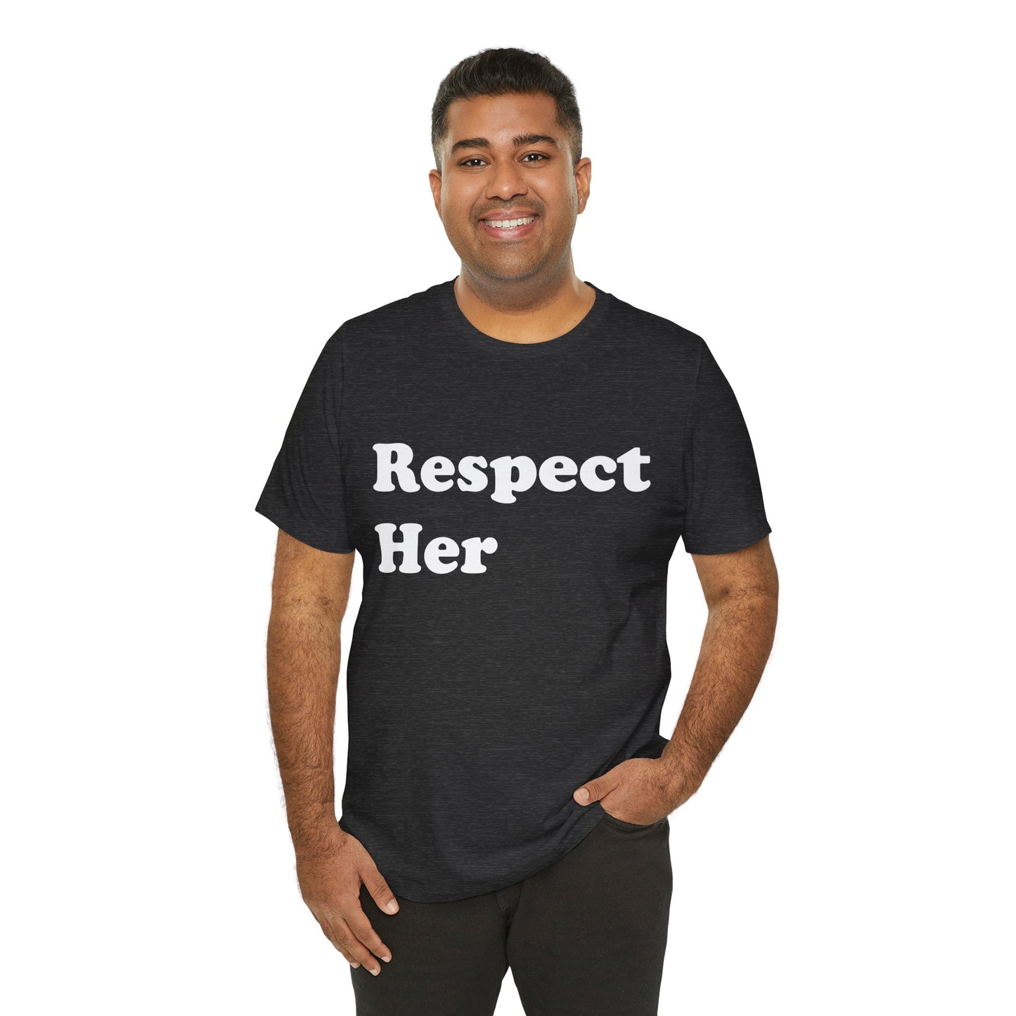 Respect Her - Unisex Soft Heather T-Shirt