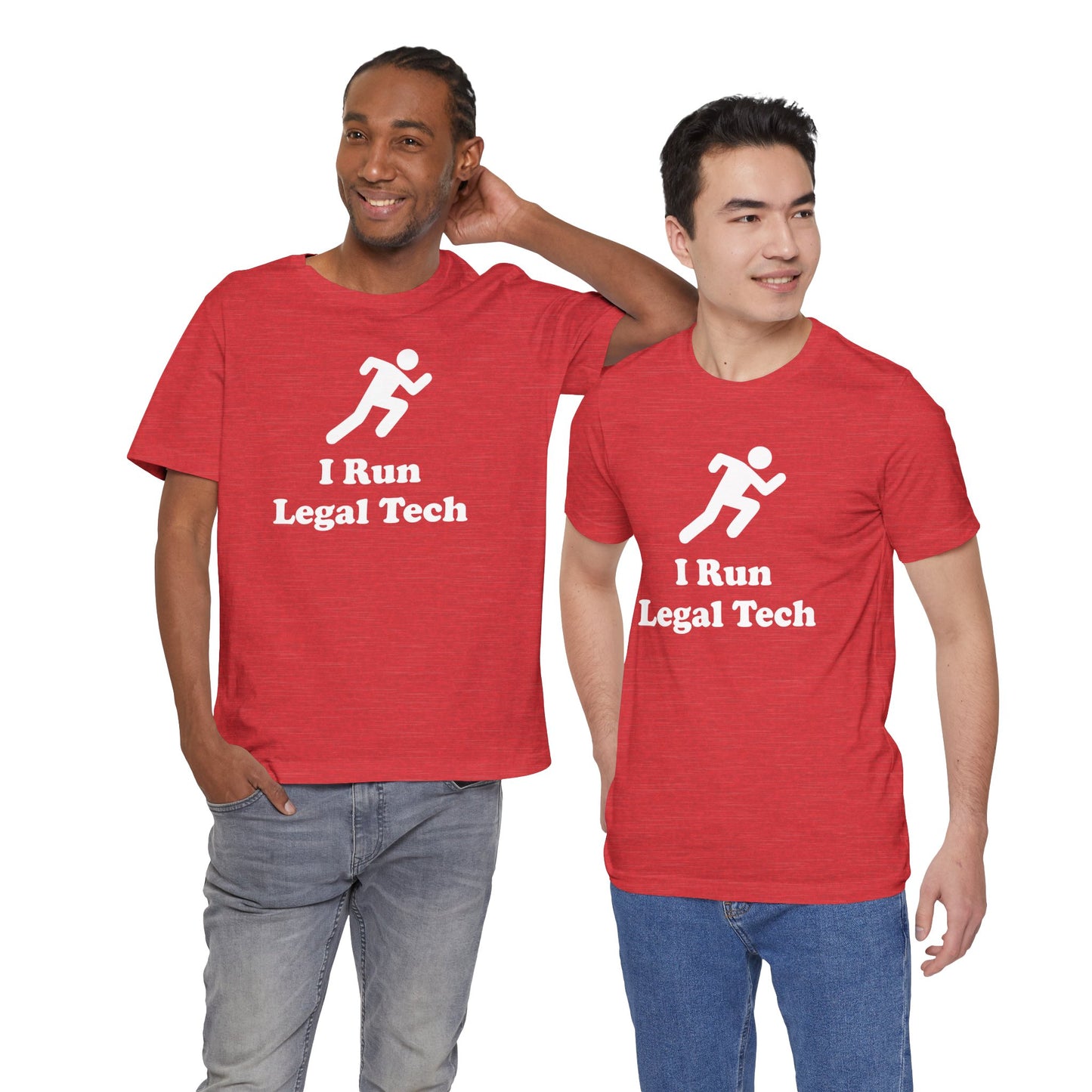 I Run Legal Tech - Unisex Soft Heather T-Shirt