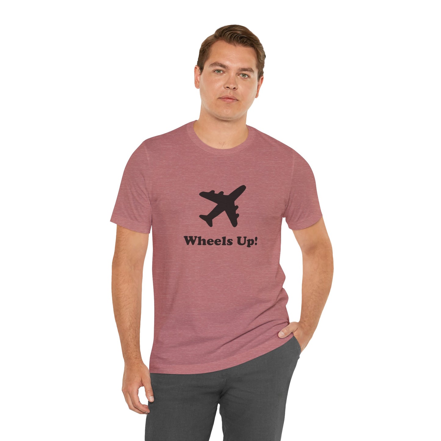 Wheels Up! - Unisex Soft Heather T-Shirt
