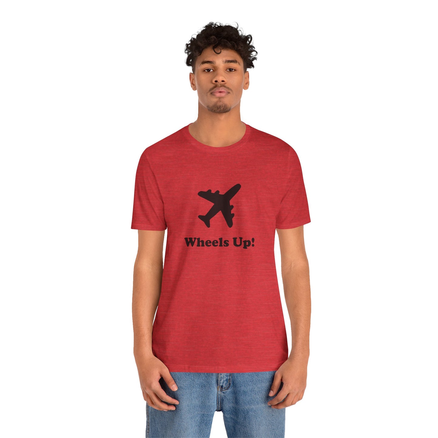 Wheels Up! - Unisex Soft Heather T-Shirt