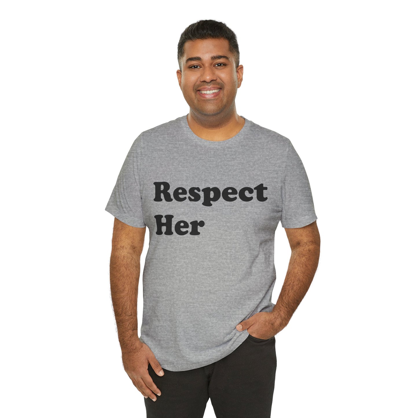Respect Her - Unisex Soft Heather T-Shirt
