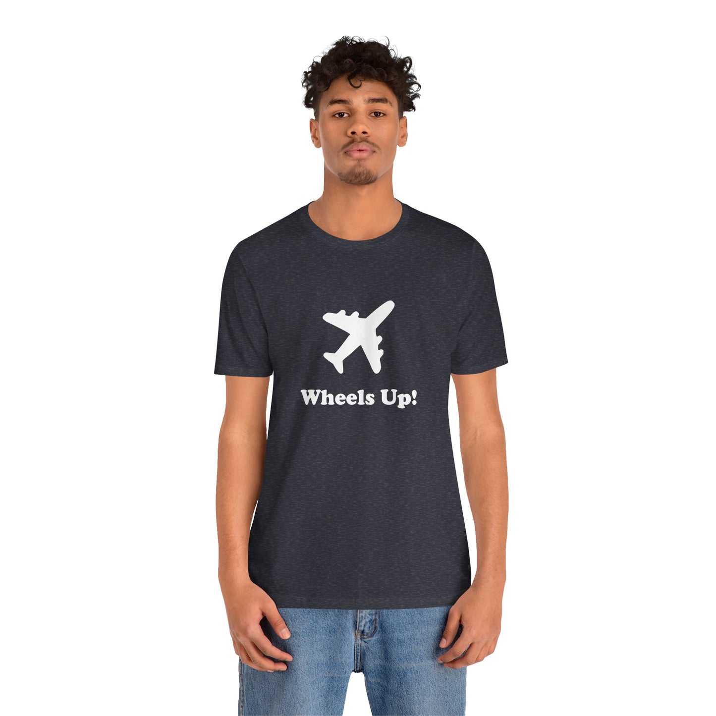 Wheels Up! - Unisex Soft Heather T-Shirt