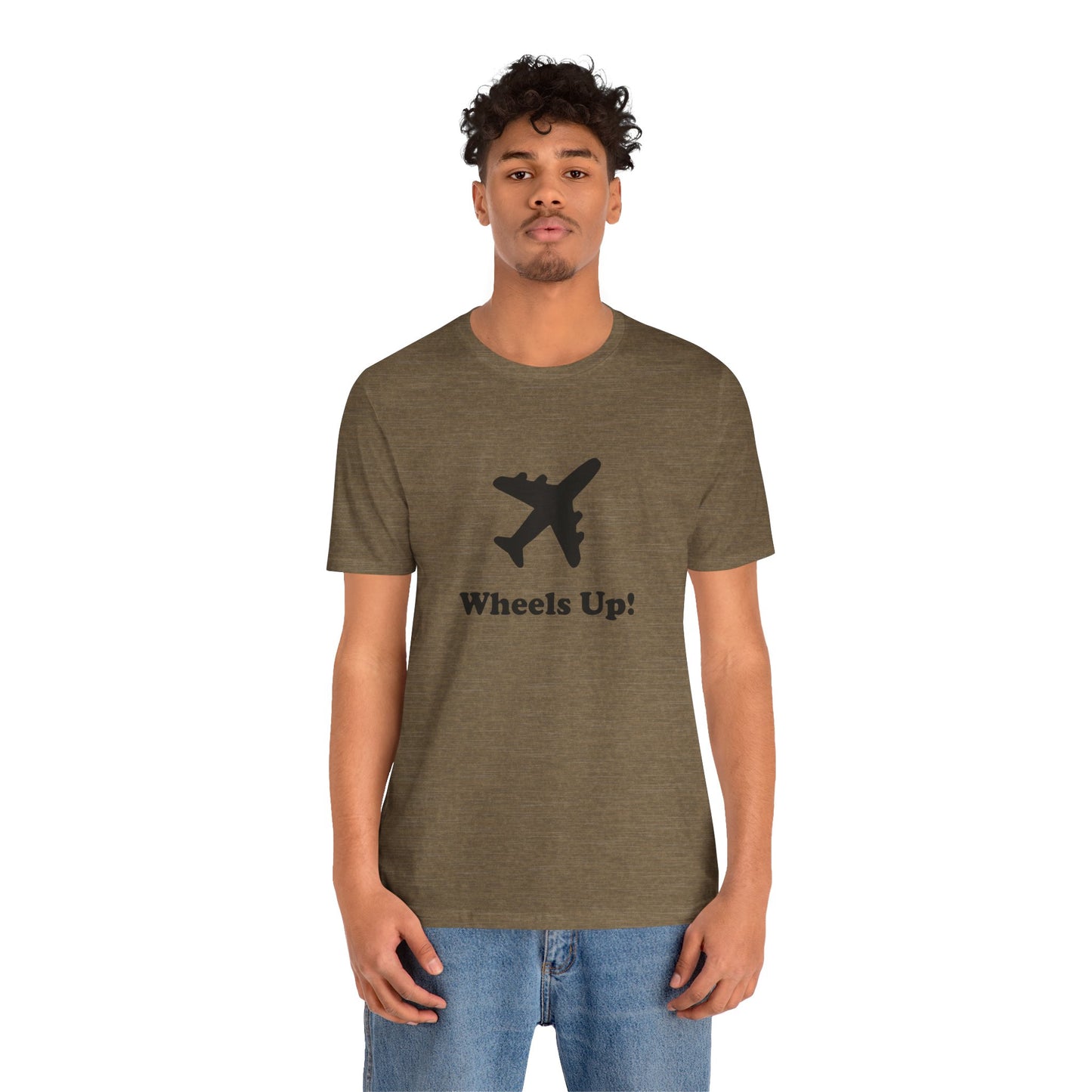 Wheels Up! - Unisex Soft Heather T-Shirt
