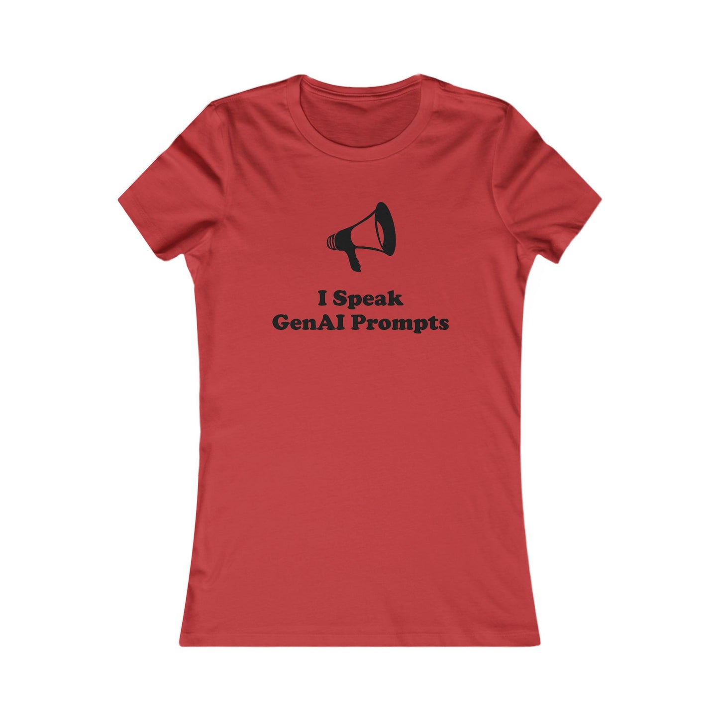 I Speak GenAI Prompts - Women’s - Soft Heather T-Shirt