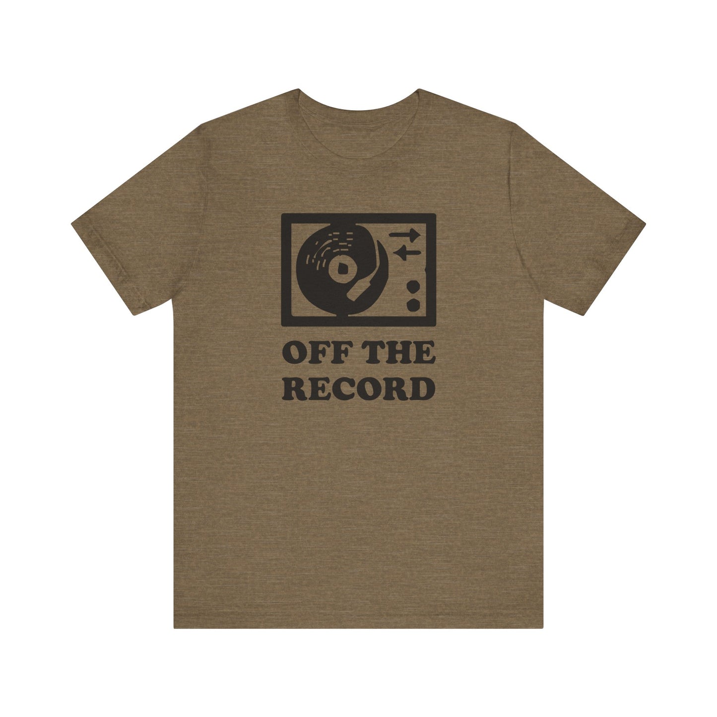 Off The Record - Unisex - Soft Heather T-Shirt
