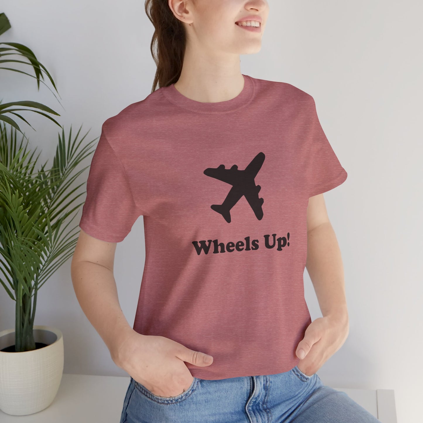 Wheels Up! - Unisex Soft Heather T-Shirt