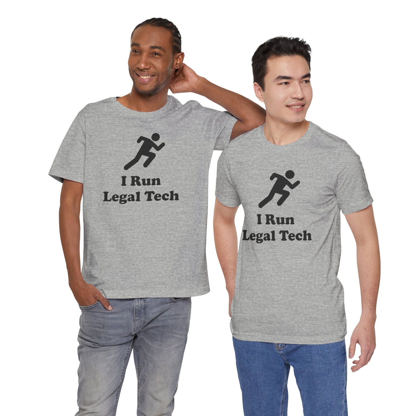 I Run Legal Tech - Unisex Soft Heather T-Shirt