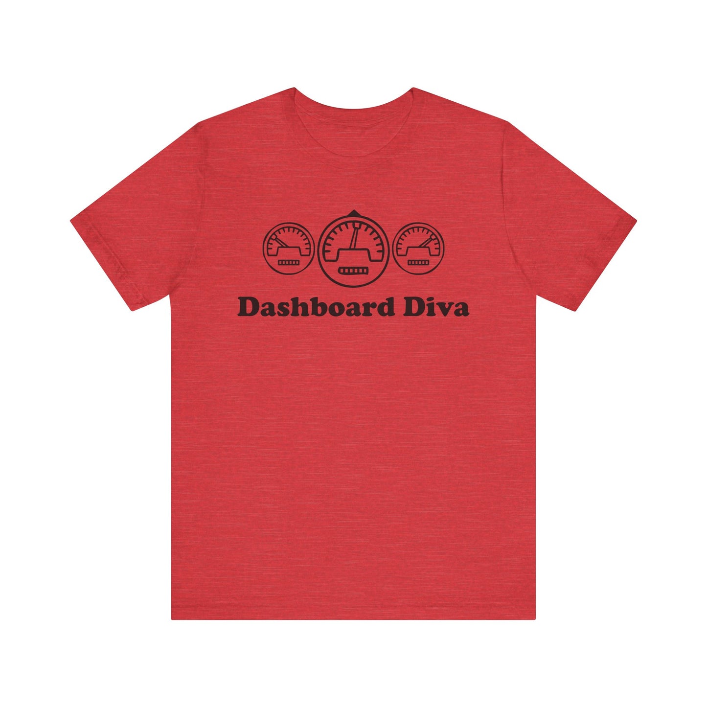 Dashboard Diva - Unisex Soft Heather T-Shirt