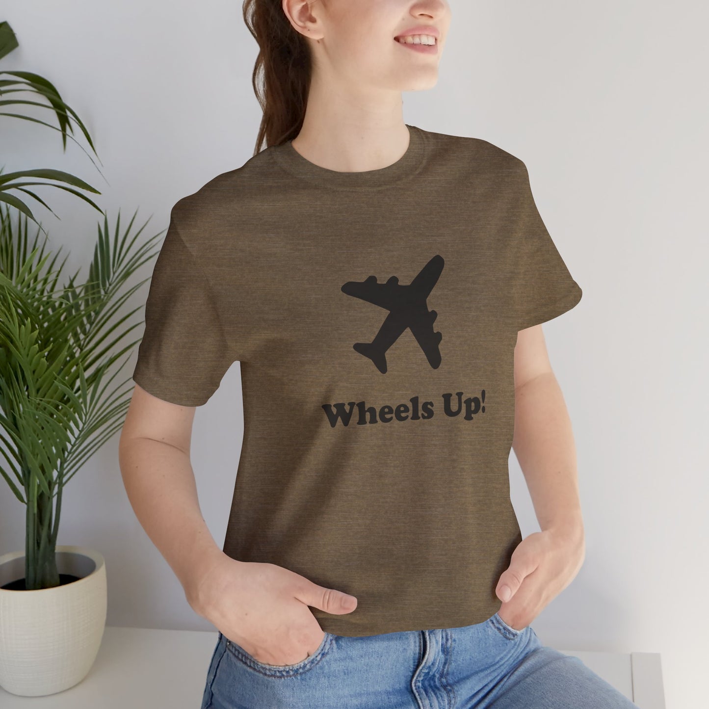 Wheels Up! - Unisex Soft Heather T-Shirt