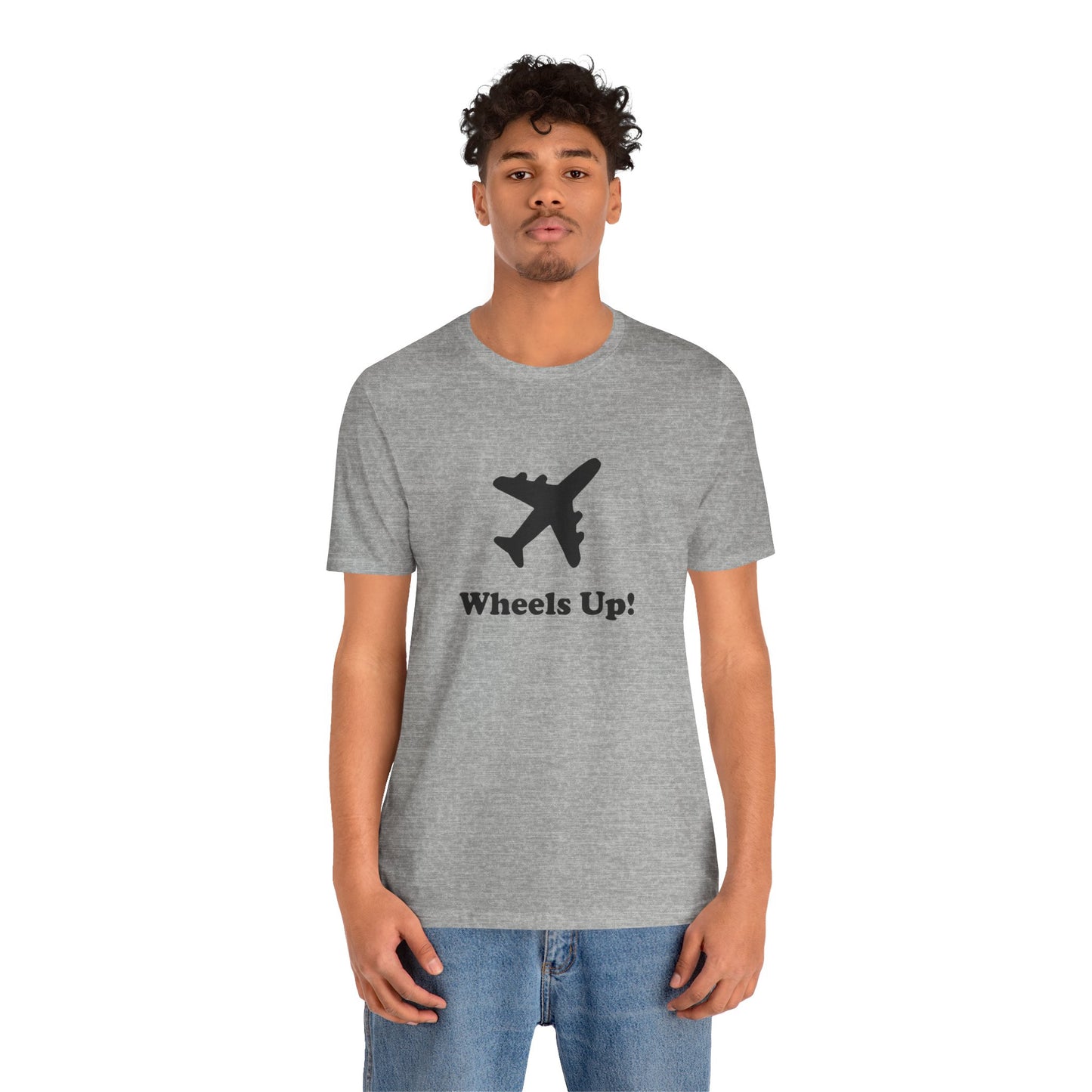 Wheels Up! - Unisex Soft Heather T-Shirt