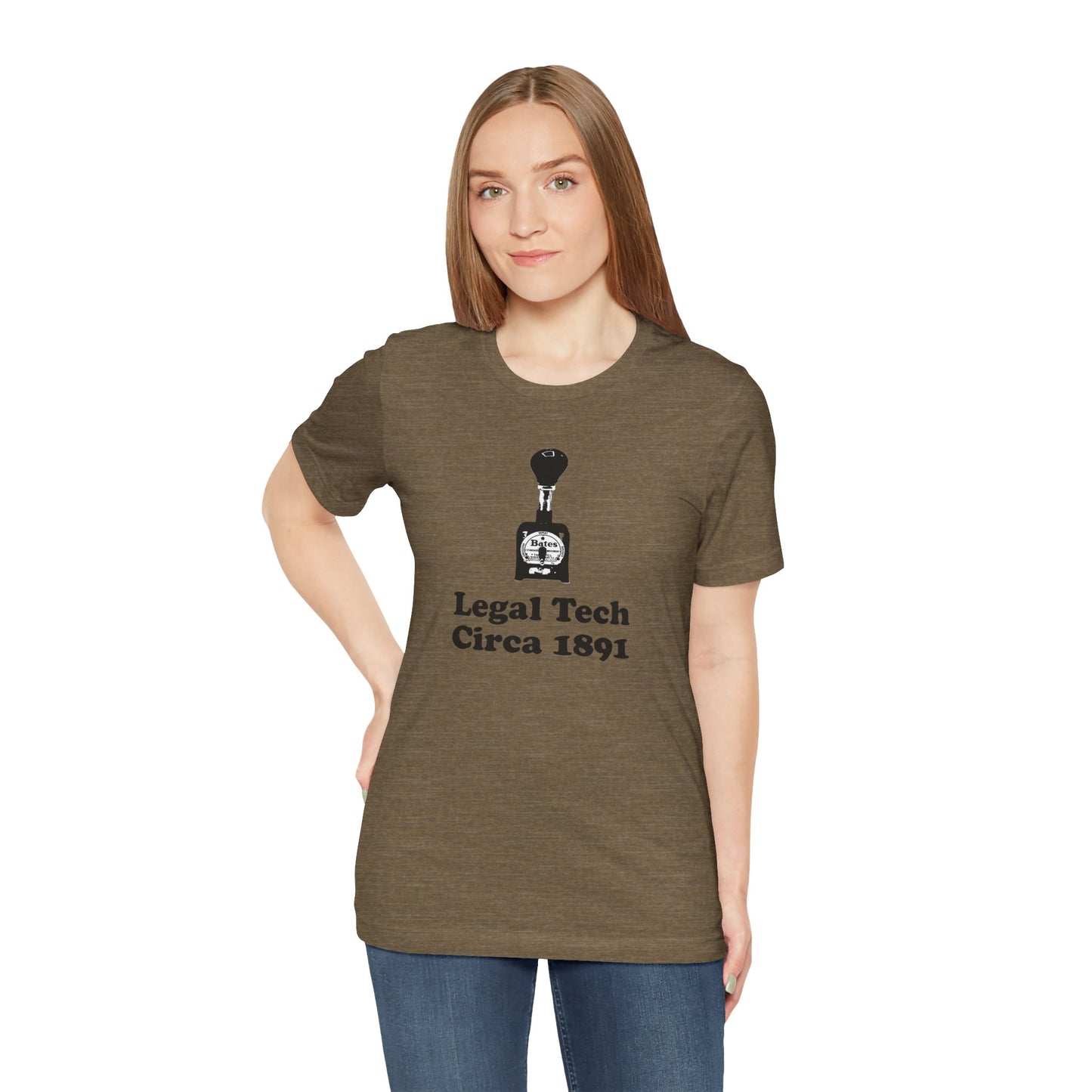 Bates Stamper - Unisex - Soft Heather T-Shirt