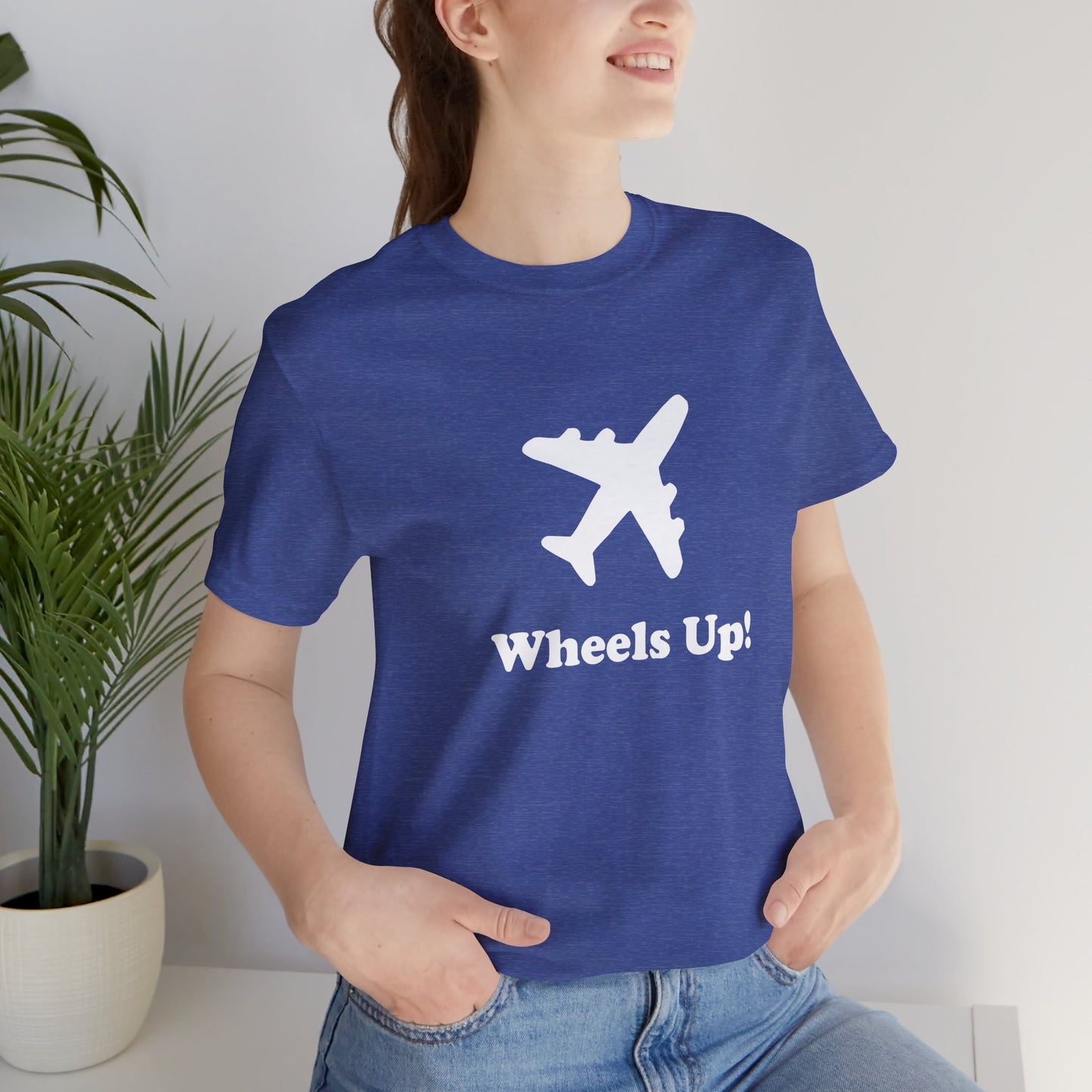 Wheels Up! - Unisex Soft Heather T-Shirt