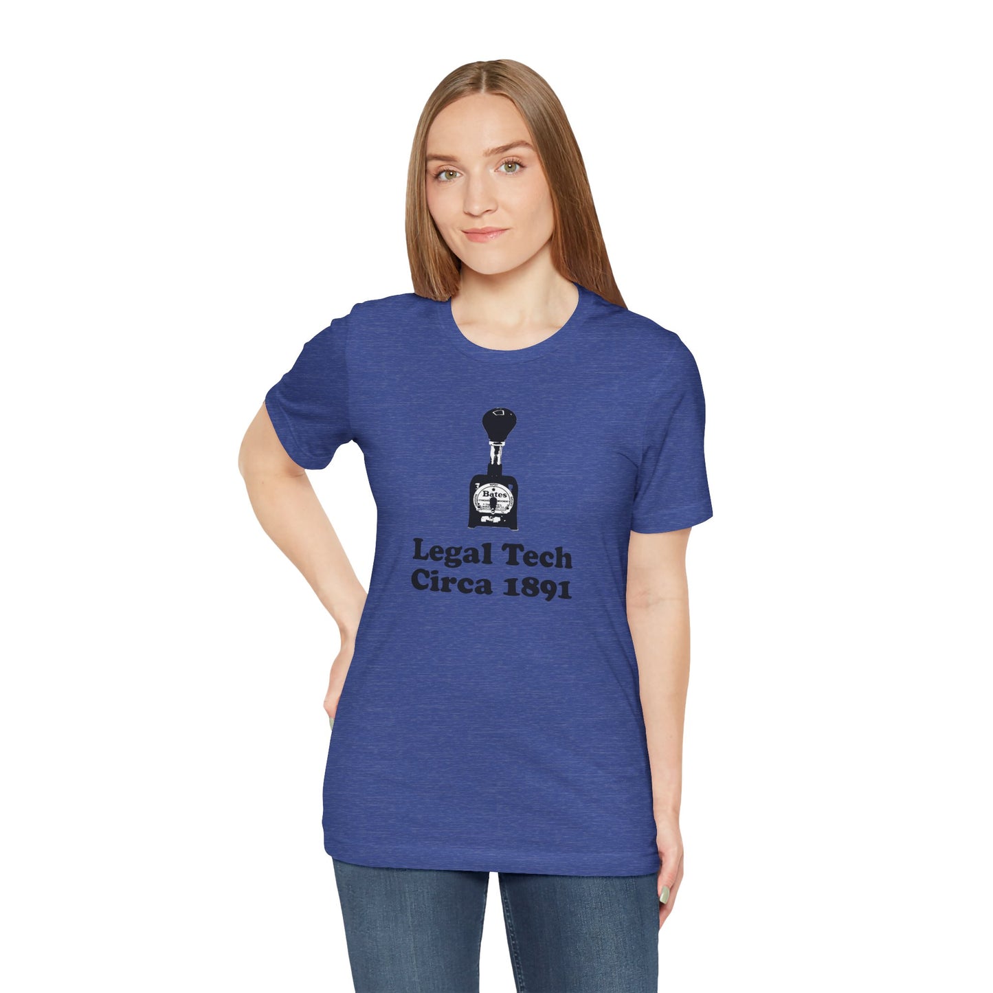 Bates Stamper - Unisex - Soft Heather T-Shirt