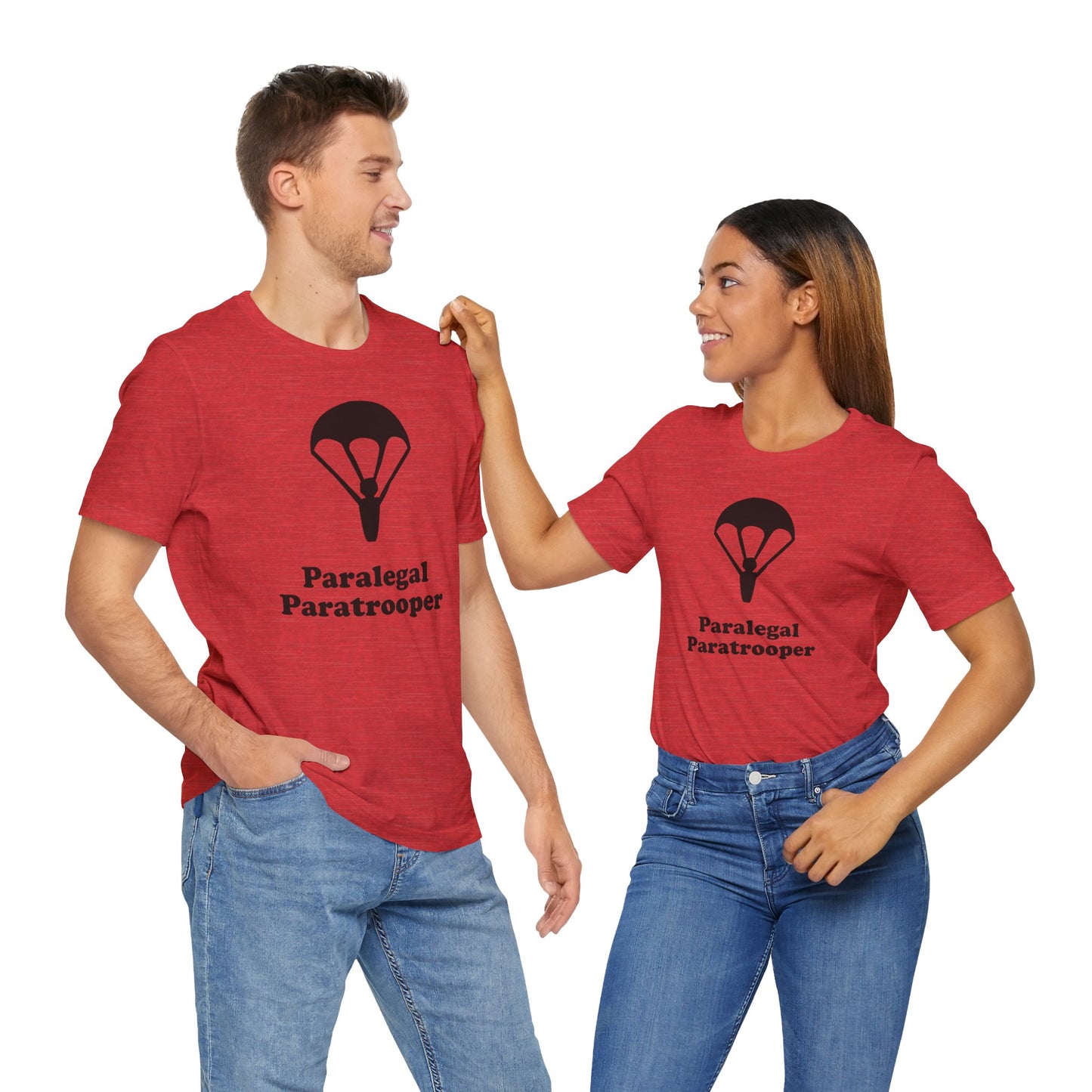 Paralegal Paratrooper - Unisex - Soft Heather T-Shirt