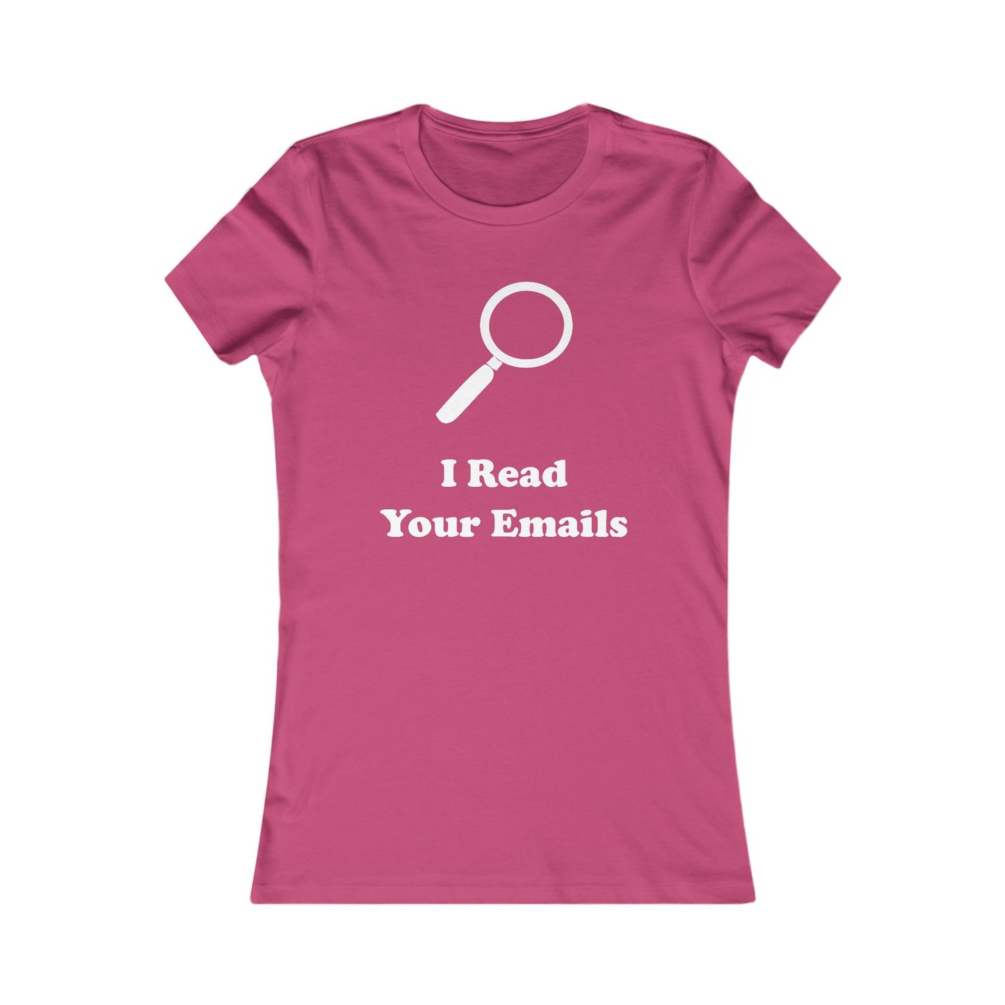 I Read Your Emails - Women’s - Soft Heather T-Shirt
