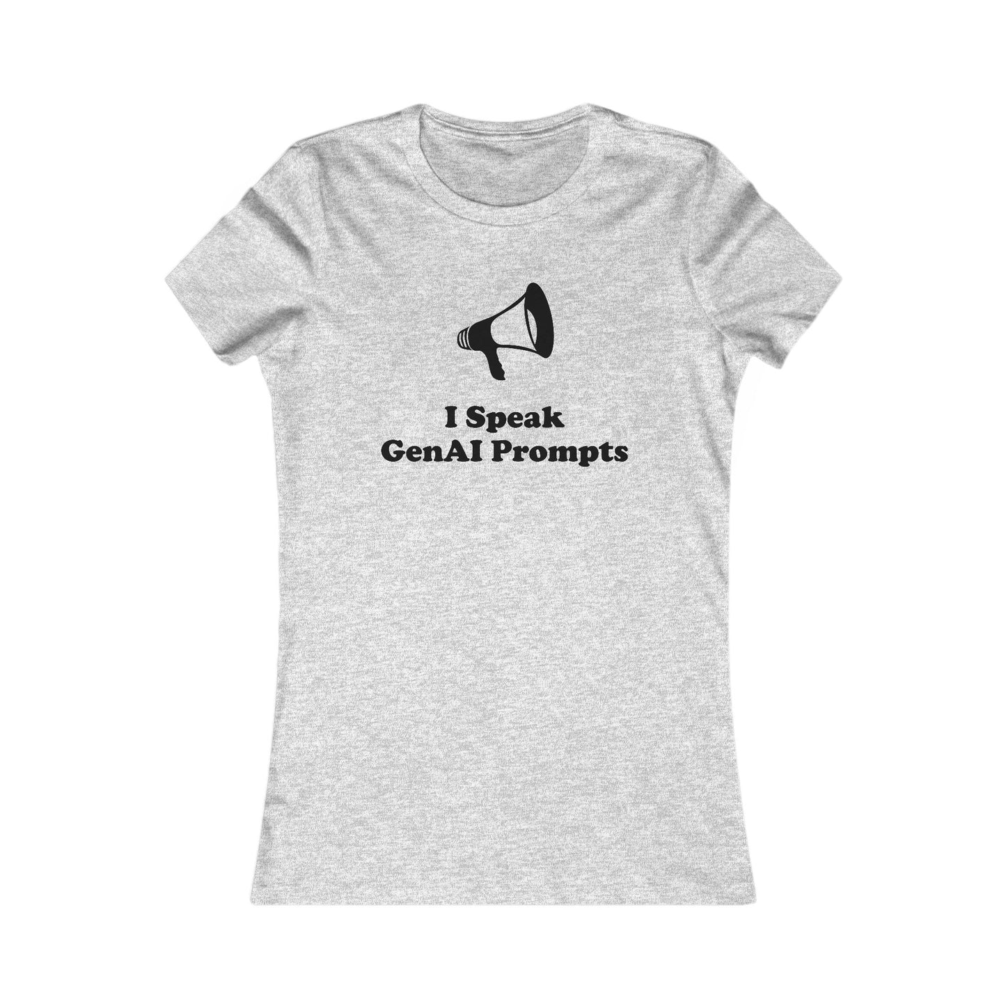 I Speak GenAI Prompts - Women’s - Soft Heather T-Shirt