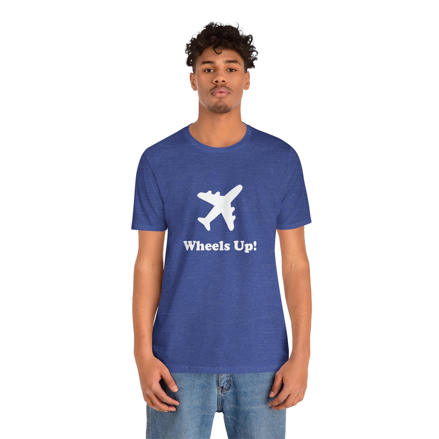 Wheels Up! - Unisex Soft Heather T-Shirt