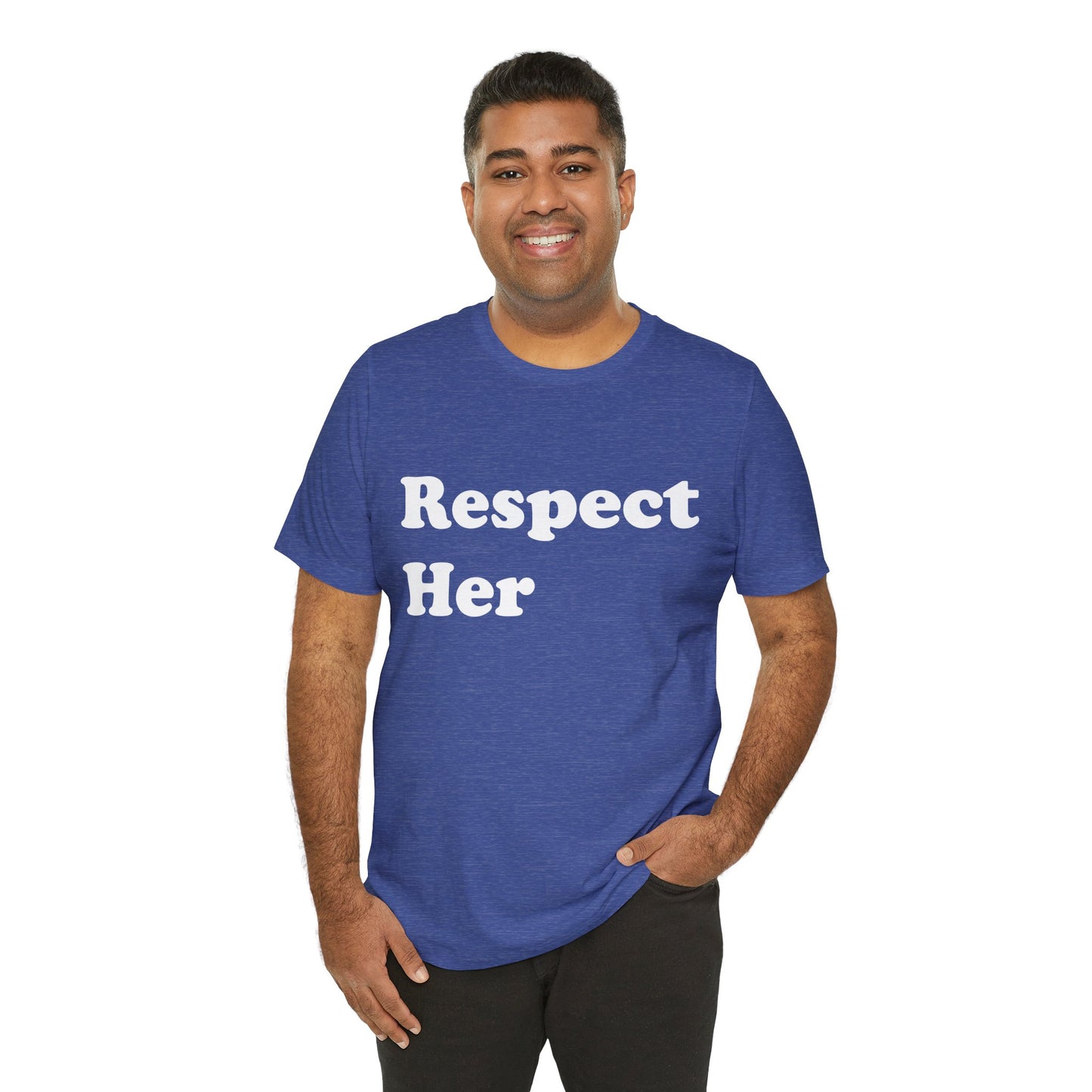 Respect Her - Unisex Soft Heather T-Shirt