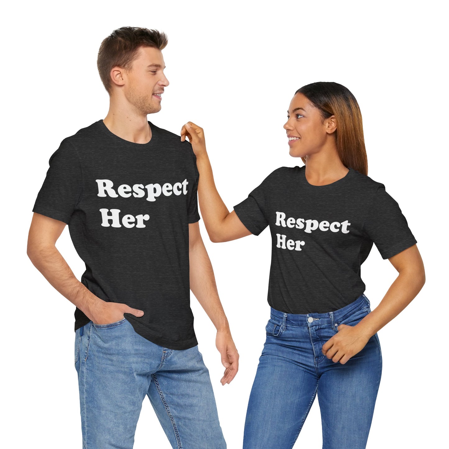 Respect Her - Unisex Soft Heather T-Shirt