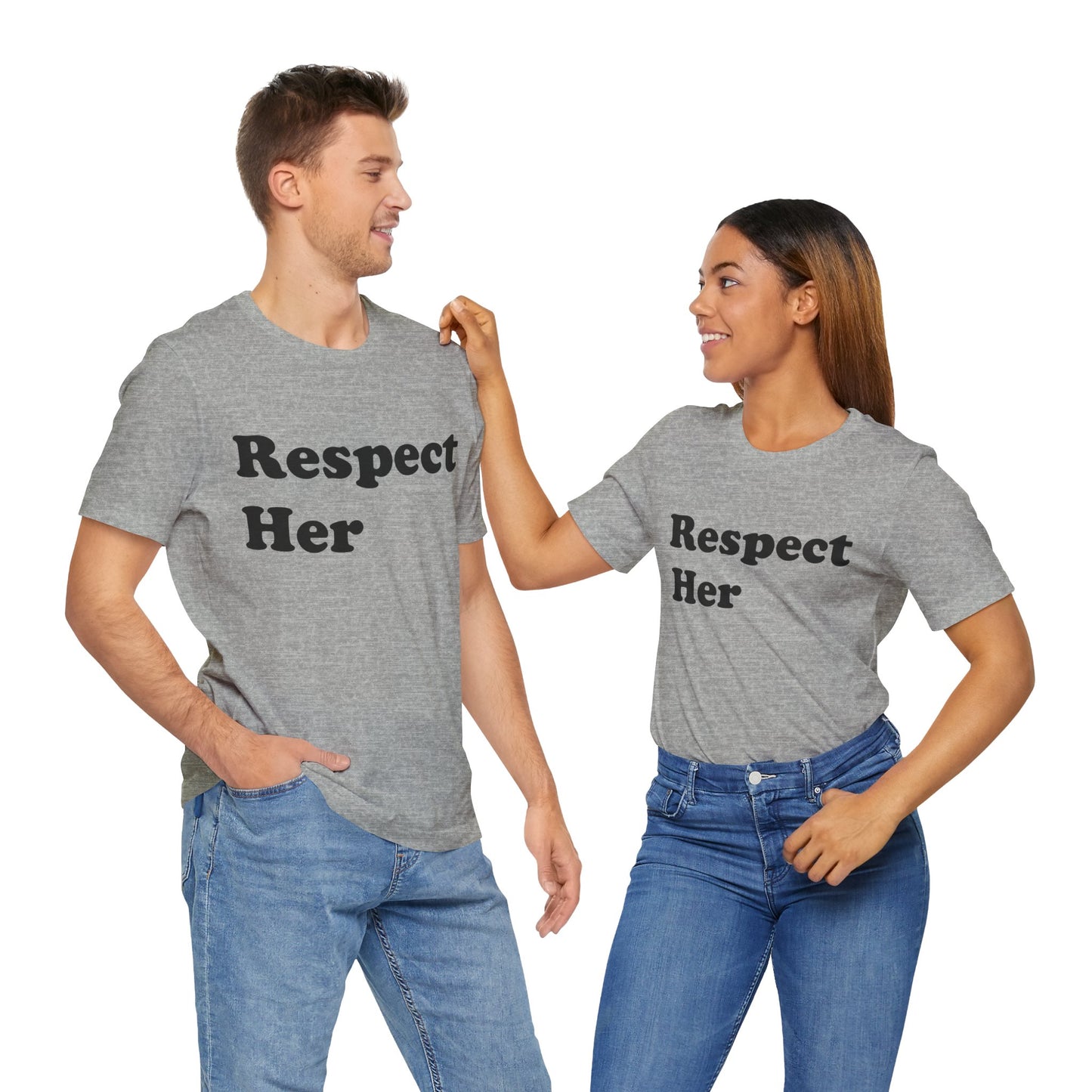 Respect Her - Unisex Soft Heather T-Shirt