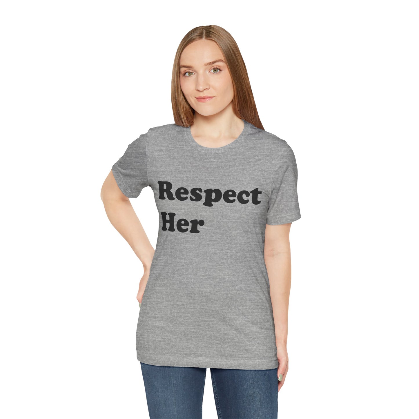 Respect Her - Unisex Soft Heather T-Shirt