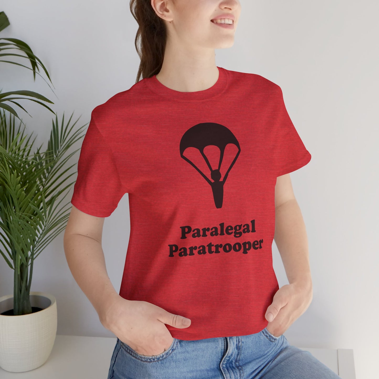 Paralegal Paratrooper - Unisex - Soft Heather T-Shirt