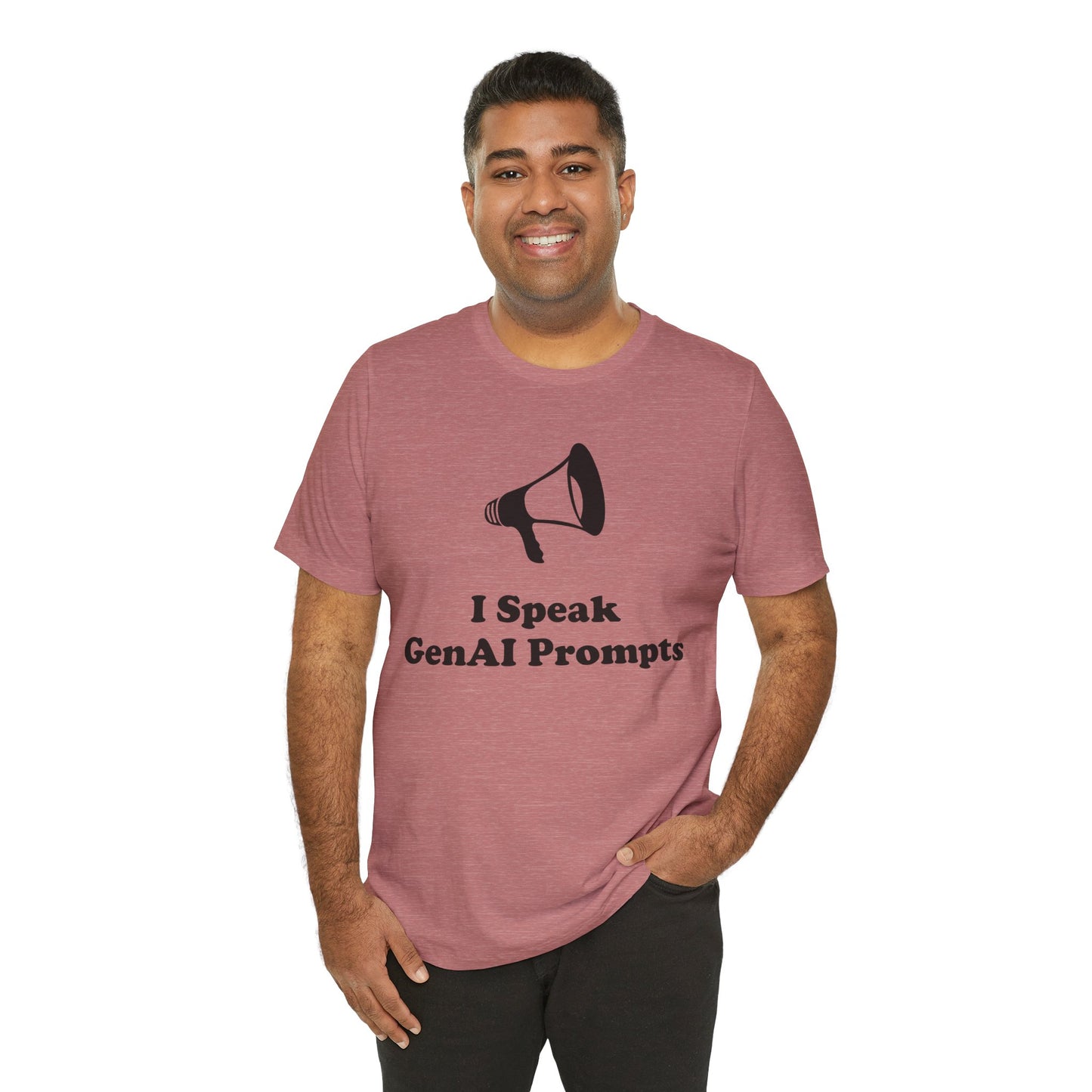 I Speak GenAI Prompts - Unisex - Soft Heather T-Shirt