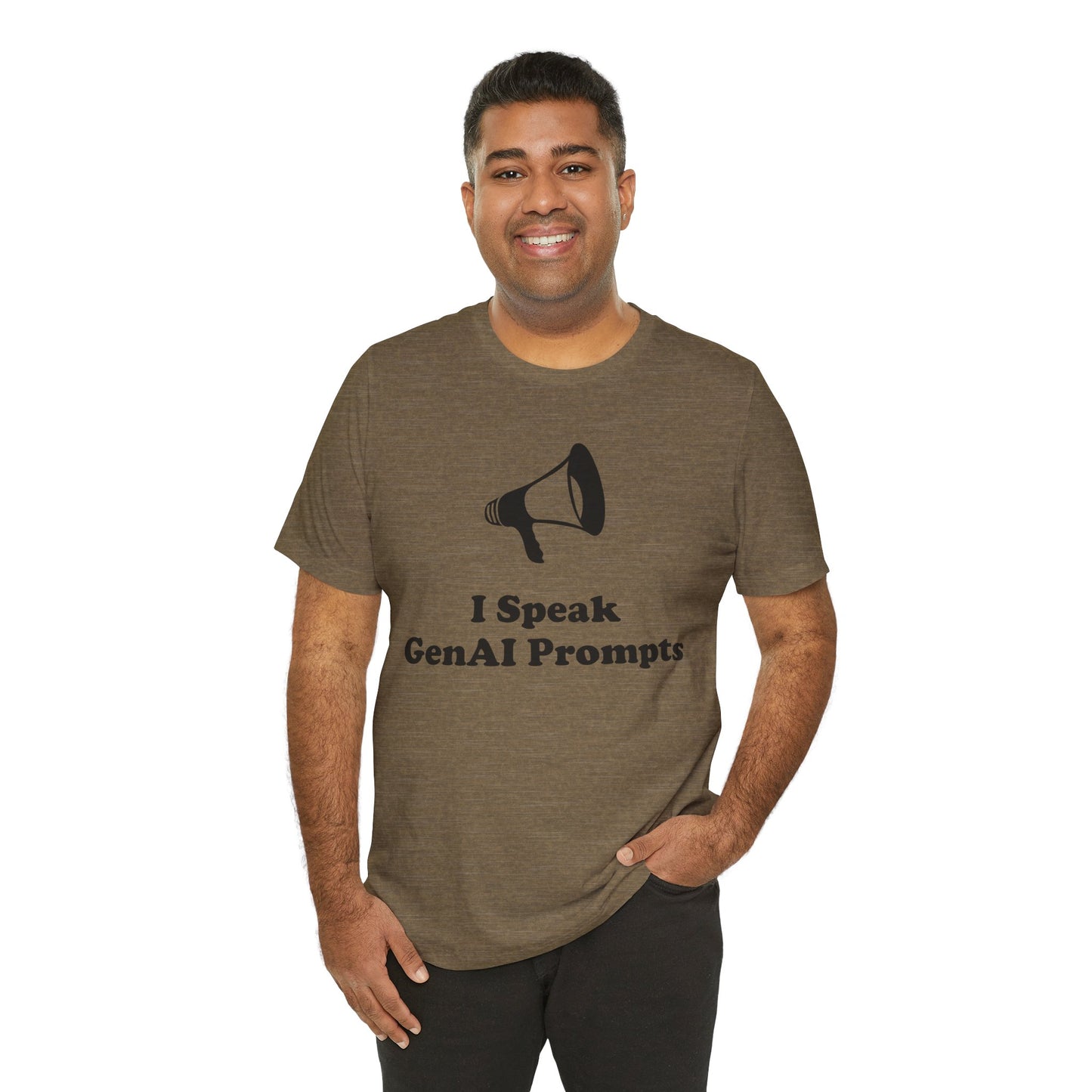 I Speak GenAI Prompts - Unisex - Soft Heather T-Shirt