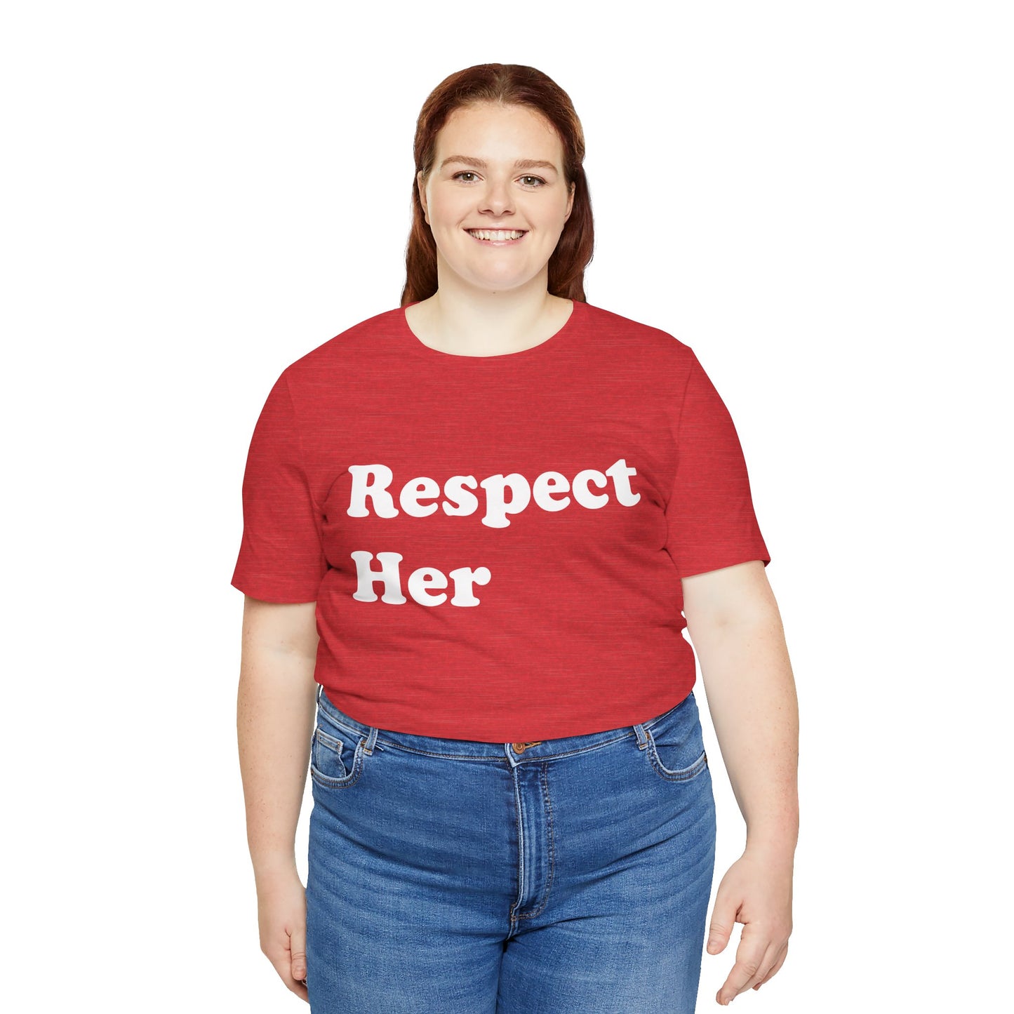 Respect Her - Unisex Soft Heather T-Shirt